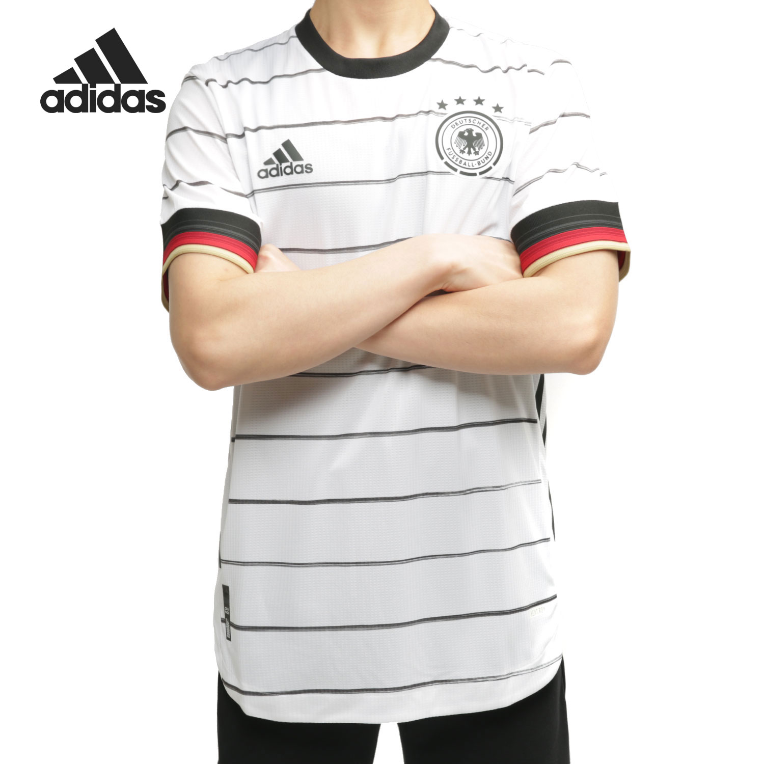 Adidas/阿迪达斯正品春季新款主场透气运动男子T恤 EH6104