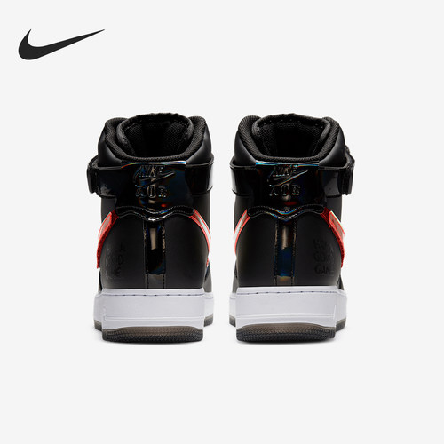 板鞋Nike/耐克黑镭射高帮