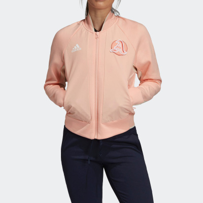 Adidas正品拼色运动透气休闲外套
