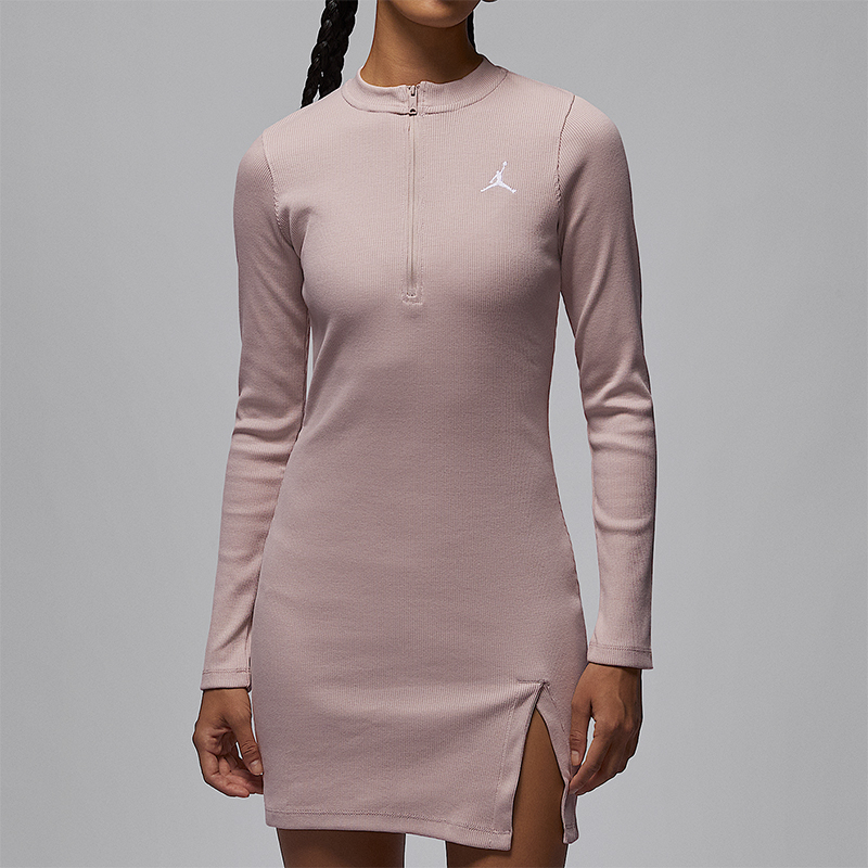 Nike/耐克正品JORDAN女士休闲运动针织日常透气连衣裙HF9478-292