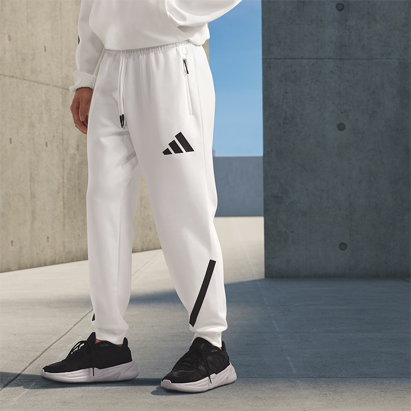 阿迪达斯男士简约休闲束脚长裤