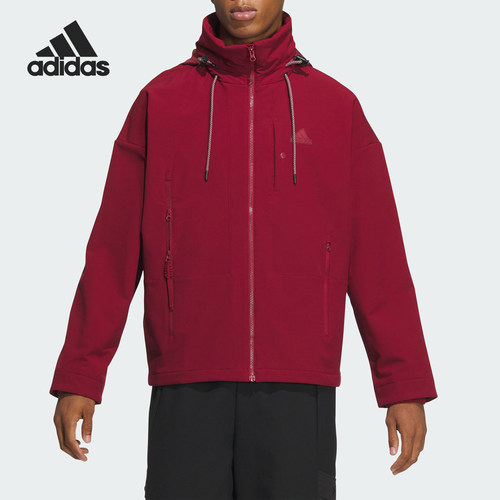 Adidas/阿迪达斯FUSTL JKT 3男士训练连帽外套夹克IM9060