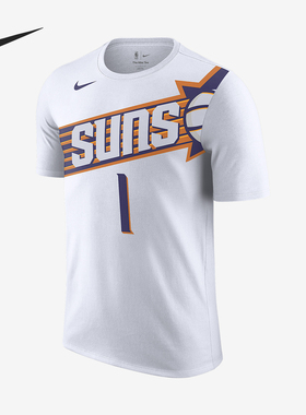 Nike/耐克正品Devin Booker男士运动透气图案短袖FD9807-109