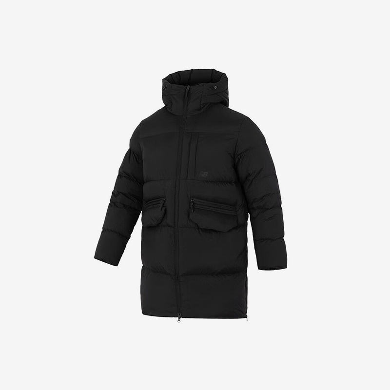 New Balance/NB正品2025新款男子时尚拉链连帽羽绒服NPE41341-BK
