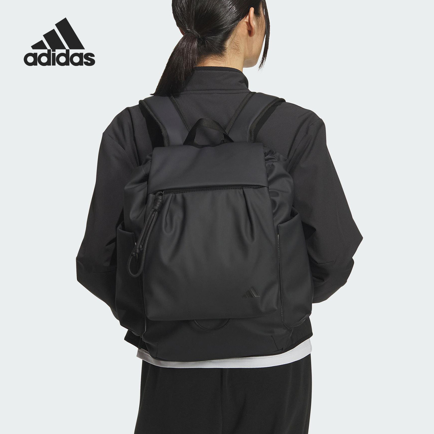 Adidas/阿迪达斯正品FAVOURITE女士大容量运动双肩背包JM5008