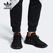跑步鞋 Adidas AQ0863 RUN 男女拉伸针织经典 阿迪达斯正品 SWIFT