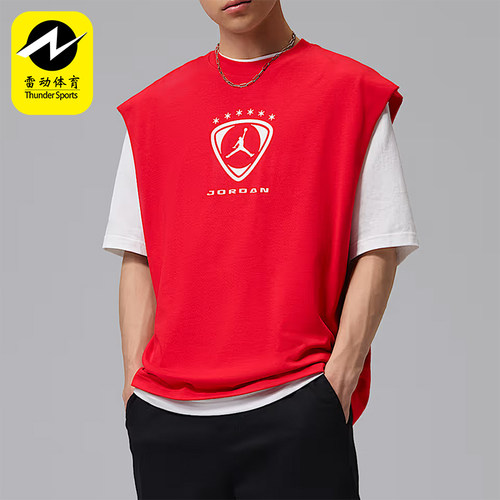 Nike/耐克正品Jordan男士排汗无袖透气训练运动T恤IR1884-657