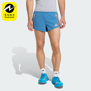 Adidas/阿迪达斯正品2025男士耐穿运动跑步透气松紧腰短裤KB1491