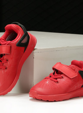 Adidas/阿迪达斯正品新款蜘蛛侠小童魔术贴运动休闲跑步鞋S81132