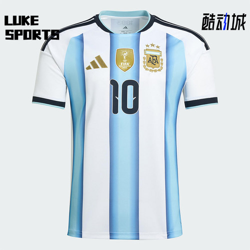 Adidas/阿迪达斯正品阿根廷男士针织修身圆领足球运动T恤KA8117