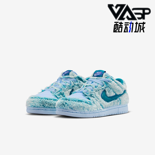 Nike/耐克正品Dunk Low小童低帮日常毛绒休闲运动鞋IM7170-441