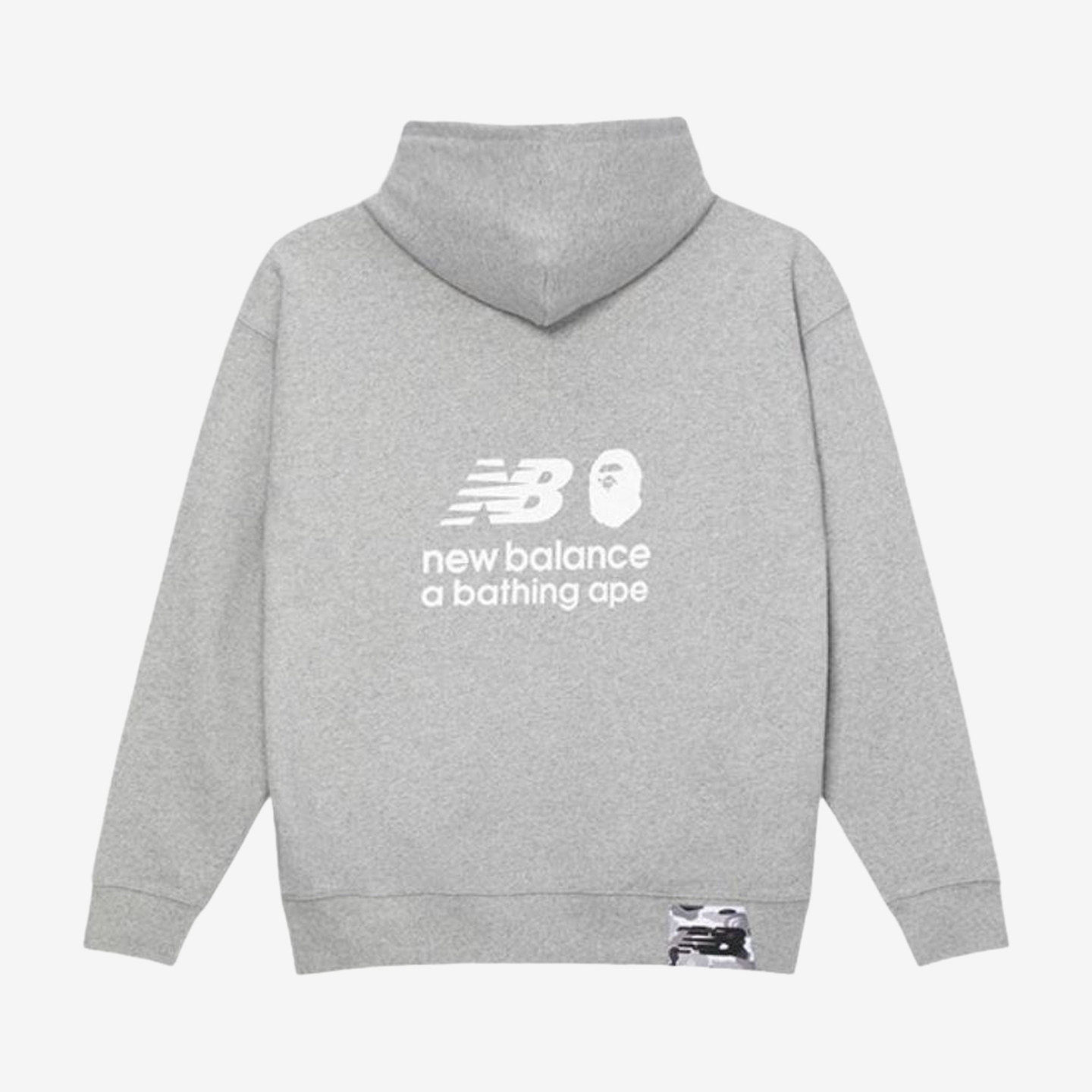 New Balance新百伦正品A BATHING APE男连帽卫衣BPSW00000-GY2