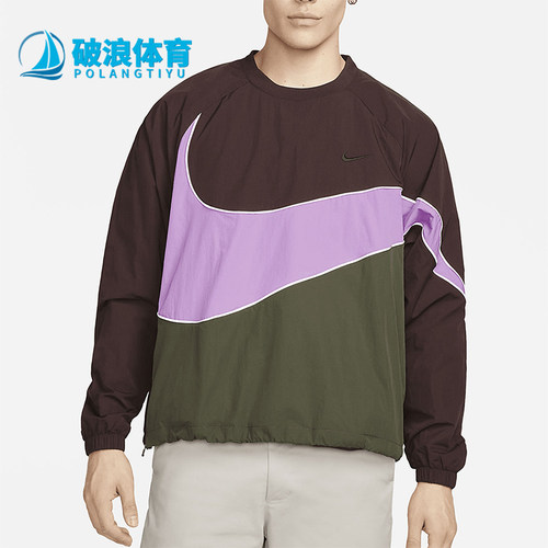 Nike/耐克正品大勾开衩反光透气梭织卫衣新款卫衣DX0661-227