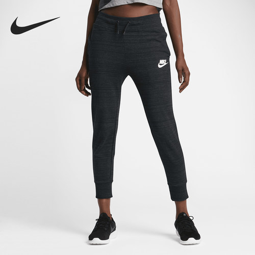 Nike/耐克正品女运动裤当季新款休闲修身收脚跑步长裤 837463