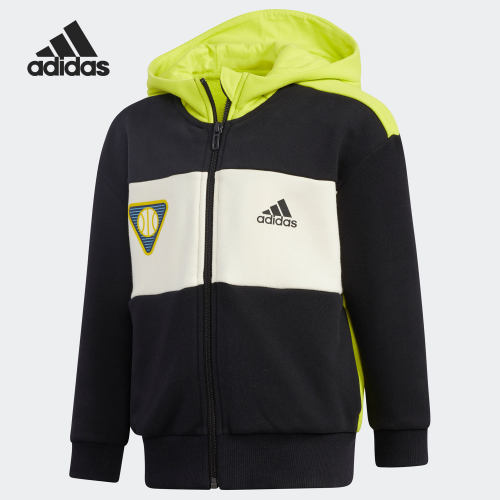 Adidas/阿迪达斯正品当季新款小童装训练运动针织夹克 GP0465