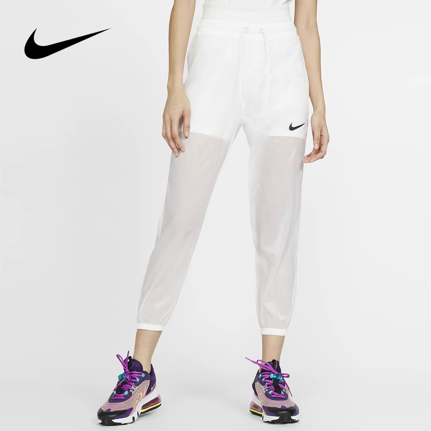 耐克女子梭织轻盈运动长裤