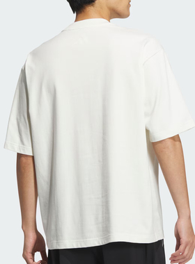 Adidas/阿迪达斯官方正品新款男士休闲透气圆领运动短袖T恤JN9472