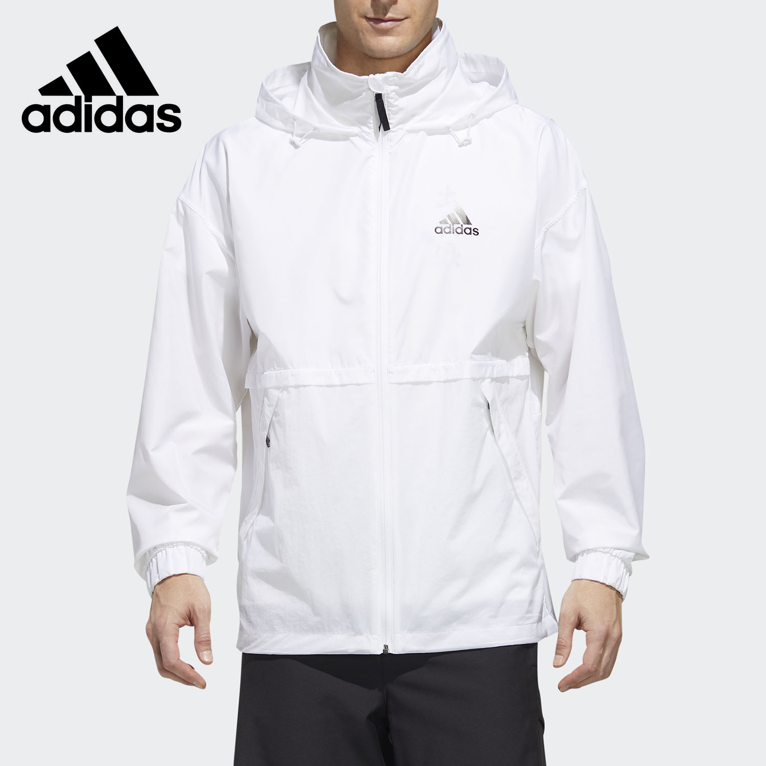 Adidas/阿迪达斯正品 Windbreaker 男子运动夹克外套 FM7518