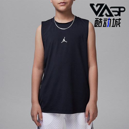 Nike/耐克正品JORDAN大童无袖针织运动透气经典球衣II3100-010