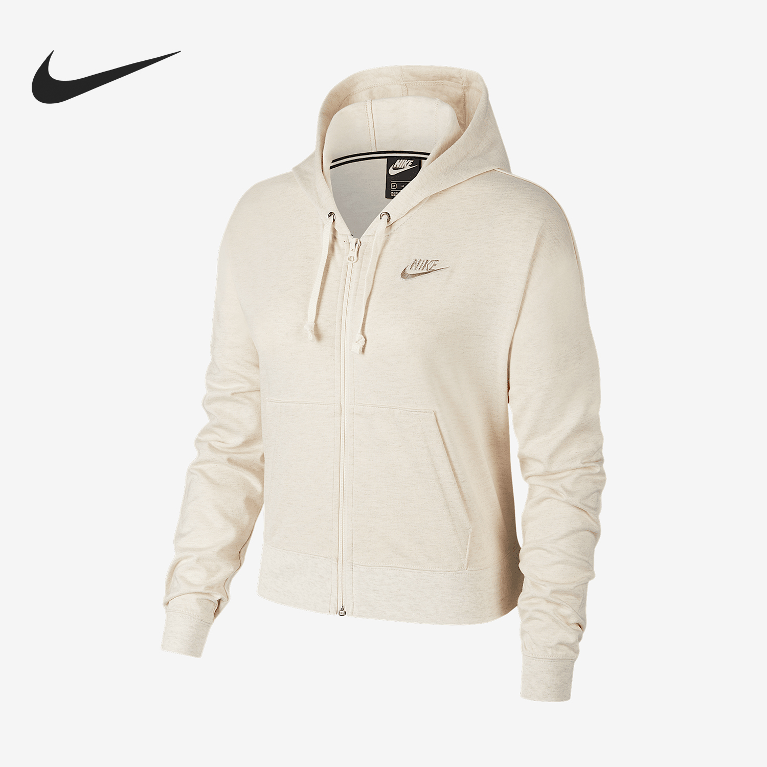 Nike/耐克正品秋冬新款女士连帽短裤针织休闲外套CD3209-110