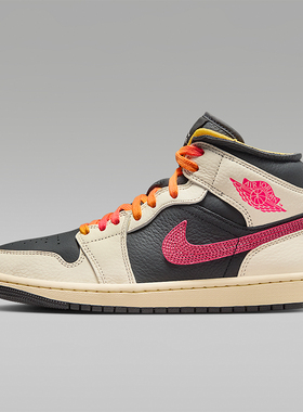 Nike/耐克正品JORDAN女士日常高帮系带耐磨休闲运动鞋IB7007-107