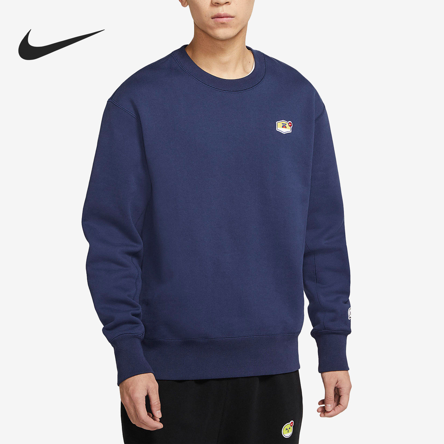 Nike/耐克正品新款男子时尚简约休闲圆领运动卫衣CU4264-410