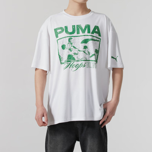 Puma/彪马正品新款男士时尚印花图案经典短袖T恤685441-01