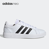 阿迪达斯正品 NEO Grand Adidas Court男女低帮运动板鞋 GW9261