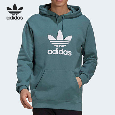 Adidas/阿迪达斯正品三叶草TREFOIL HOODIE 男子休闲卫衣 GN3461