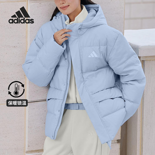 连帽运动休闲保暖羽绒服KS6486 LINEAR男士 Adidas 阿迪达斯正品