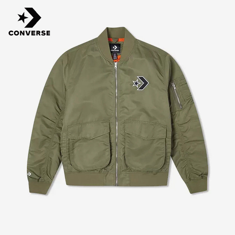 Converse匡威正品新款男女同款休闲运动飞行员夹克外套10024169,运动服/休闲服装,运动茄克/外套,淘宝优惠券,粉丝福利购,淘宝优惠卷