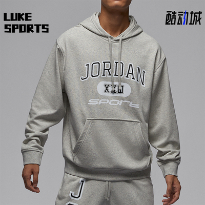 耐克男士连帽运动印花口袋卫衣