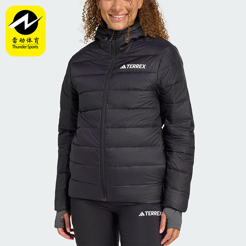 Adidas/阿迪达斯正品W MT ESS D HO J女士运动防风羽绒服KB2149