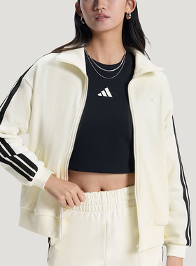Adidas/阿迪达斯正品2026春季款女士日常立领运动耐穿外套KS2817
