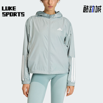 Adidas/阿迪达斯正品HYG WINDY女士时尚梭织连帽夹克外套KC7654