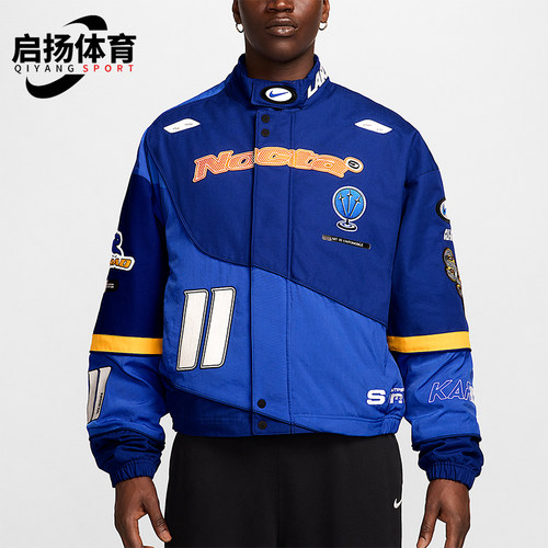 Nike/耐克正品2025秋季款男士耐穿运动赛车印花外套FD2195-455