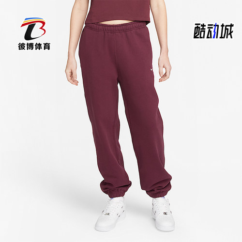 Nike/耐克正品Solo Swoosh女士运动复古潮流经典长裤CW5565-681
