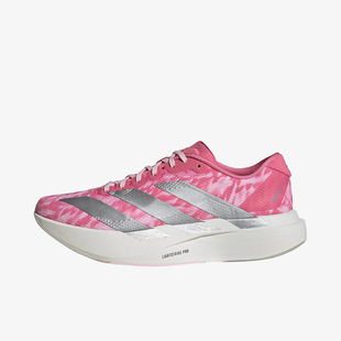 Adidas/阿迪达斯正品AdizeroEvoSL新款女经典粉银色跑步鞋KI6932