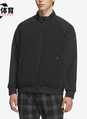 Adidas/阿迪达斯正品立领夹克新款男黑色轻盈保暖夹克JM2946