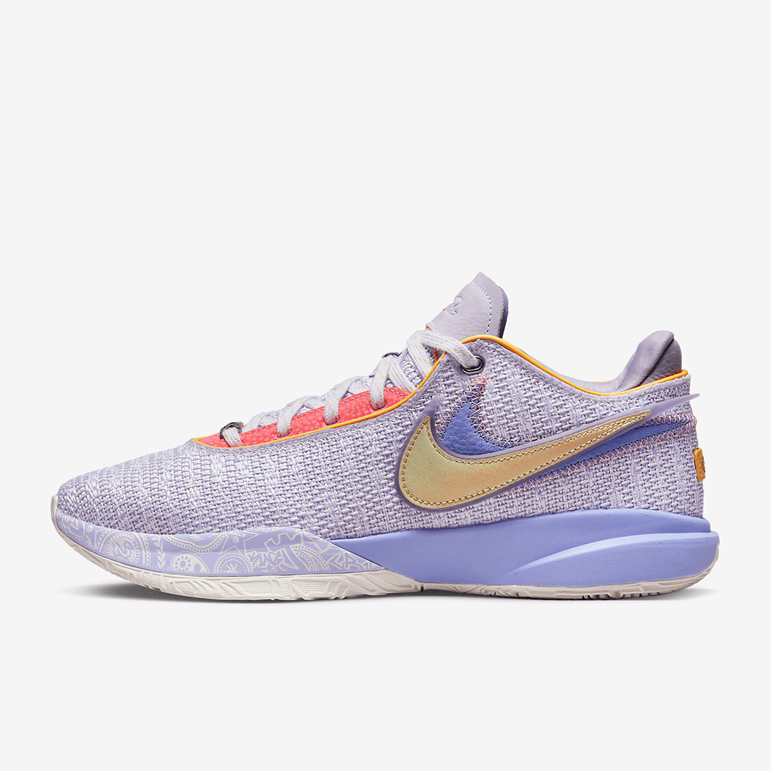 Nike/耐克正品LeBron 20 Violet Frost男士篮球鞋DJ5423-500