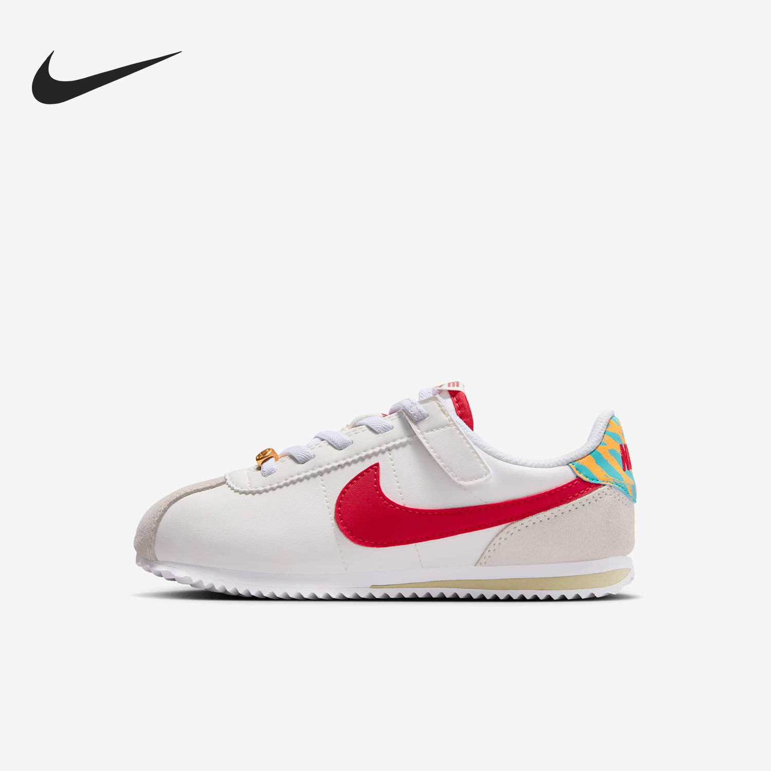 Nike/耐克正品Cortez EasyOn 儿童魔术贴运动鞋HV6005-161