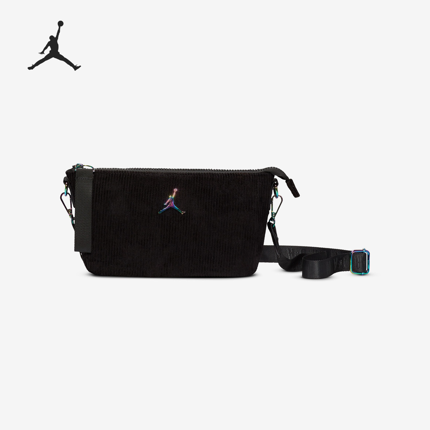 Nike/耐克正品JORDAN儿童运动休闲灯芯绒斜挎包FV5752-010