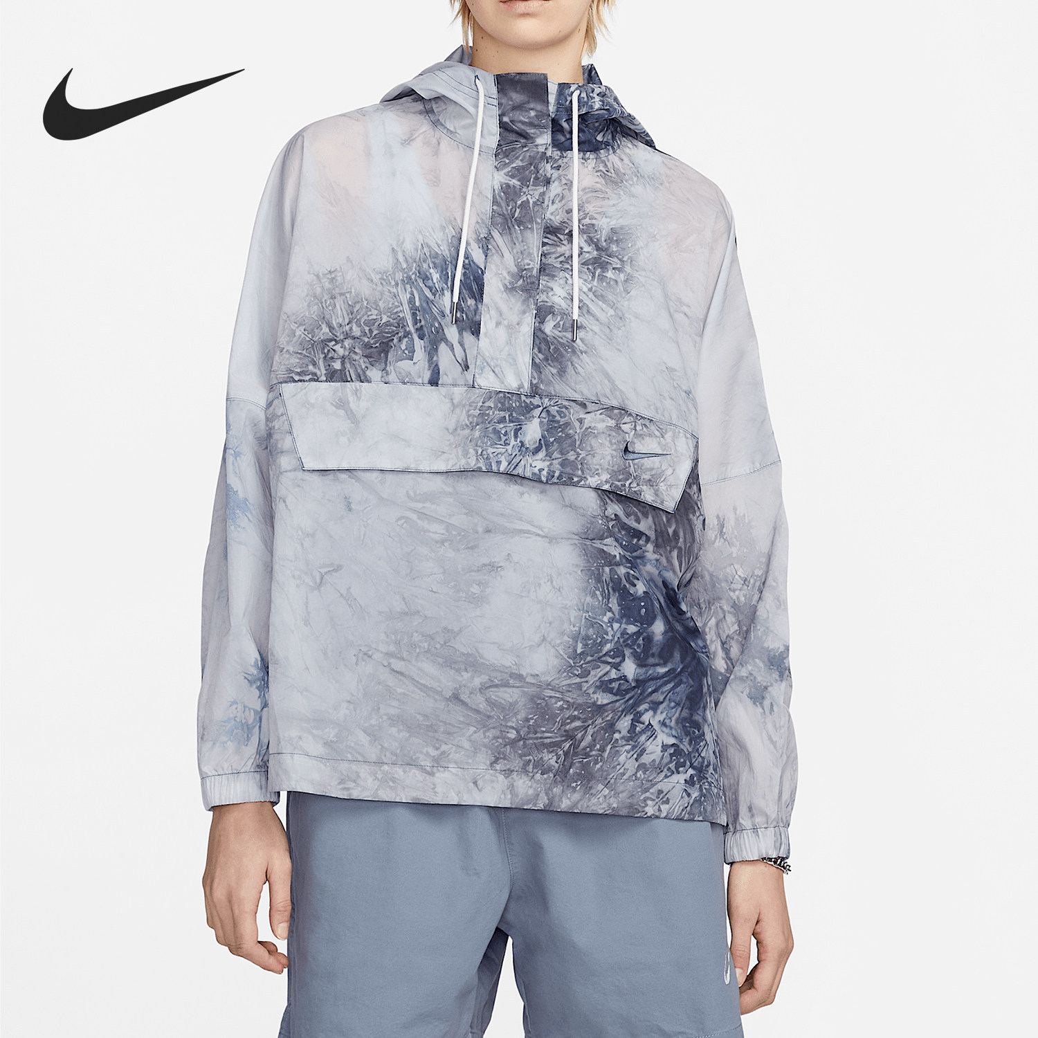 Nike/耐克正品当季新款女士轻薄透气连帽套头外套DV7937-015,运动服/休闲服装,运动卫衣/套头衫,淘宝优惠券,粉丝福利购,淘宝优惠卷