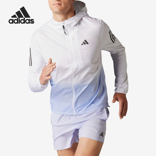 Adidas/阿迪达斯官方正品Run男士舒适时尚休闲运动夹克外套JC9892