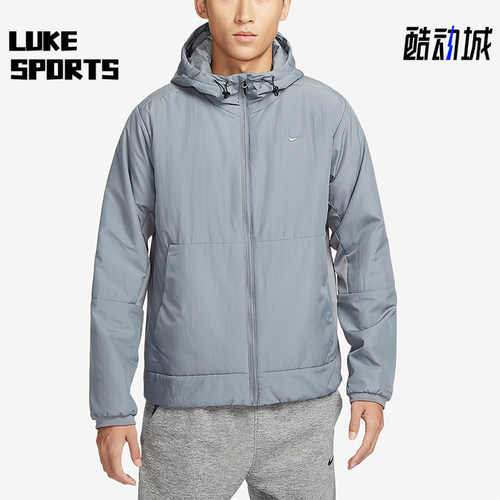 Nike/耐克正品冬季男士经典保暖休闲连帽宽松棉服外套FB7545-084