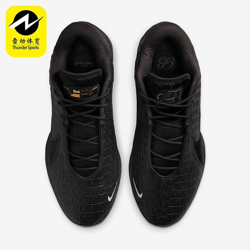 Nike/耐克正品JORDAN新款男黑金色实战赛场经典篮球鞋IB3865-001