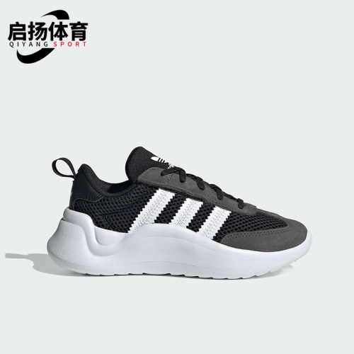 阿迪达斯小童网面耐磨跑步鞋