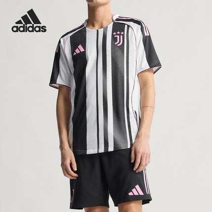Adidas/阿迪达斯官方正品尤文图斯球员版男士足球运动球衣JJ4314