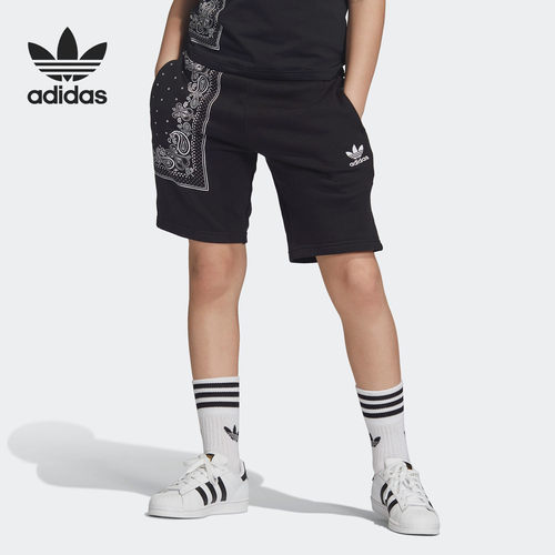 Adidas/阿迪达斯正品三叶草2019男大童DANA SHORT针织短裤 DW3837