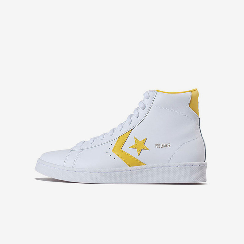 Converse匡威 Cons Pro Leather星箭高帮休闲板鞋运动鞋 166812C
